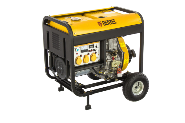 Дизельный генератор DENZEL DD6300Е 94657 для газового котла фото