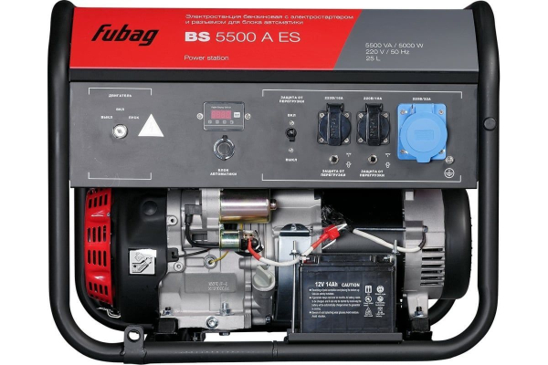 Бензиновый генератор Fubag BS 5500 A ES фото