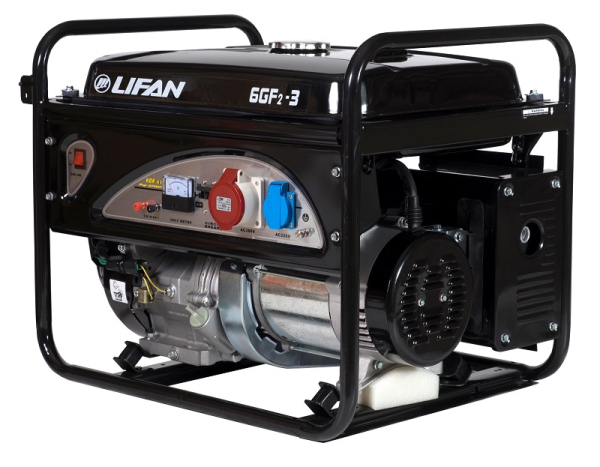 Бензиновый генератор Lifan 6 GF2-3 (LF7000-3) для газового котла фото
