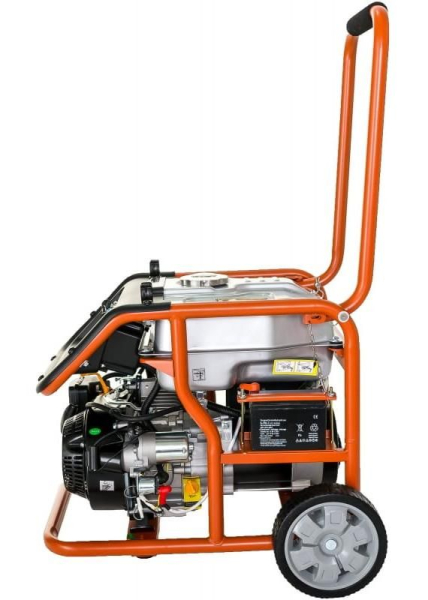 Бензиновый генератор Zongshen KB 3300 E на колесах фото