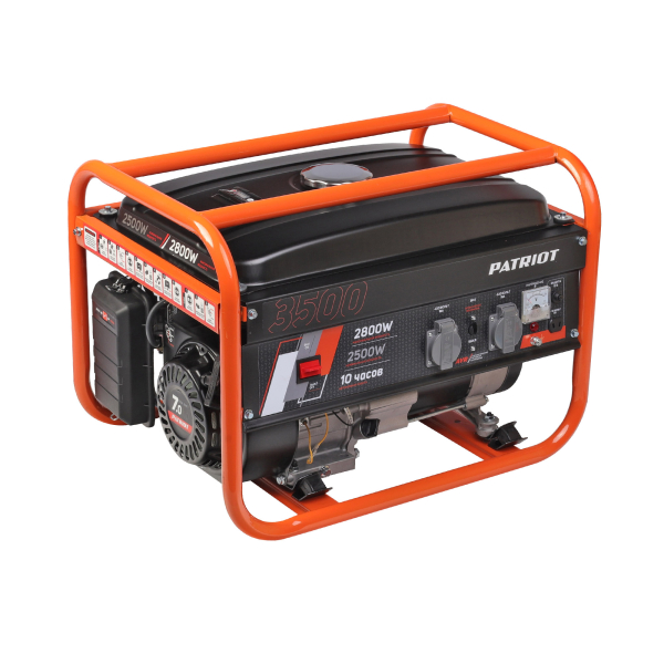 Бензиновый генератор PATRIOT SRGE 3500 на колесах фото