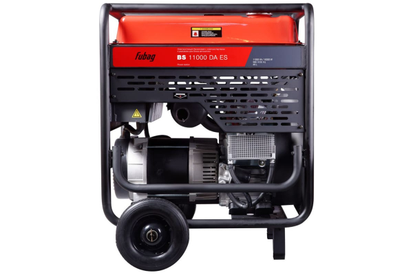 Бензиновый генератор Fubag BS 11000 DA ES на колесах фото