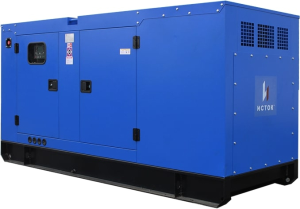 Дизельный генератор Исток АД120С-Т400-РПМ35 в кожухе  бесшумный фото