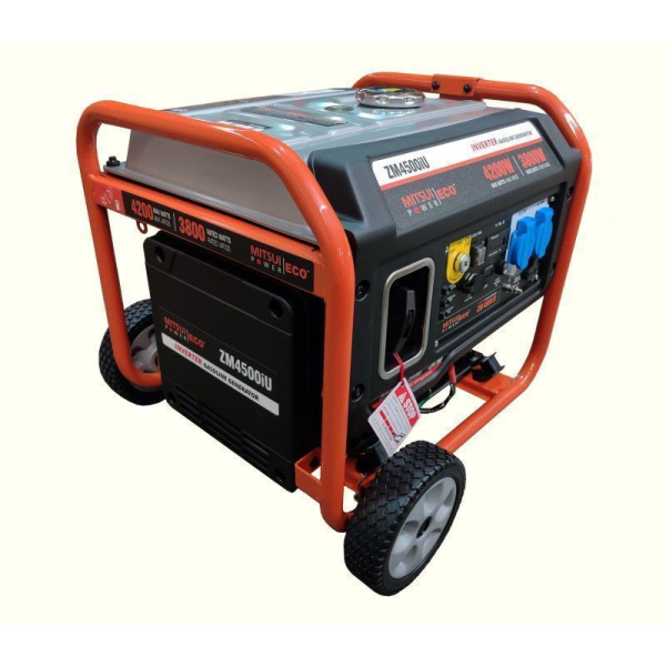 Бензиновый инверторный генератор Mitsui ZM 4500 IU портативный фото