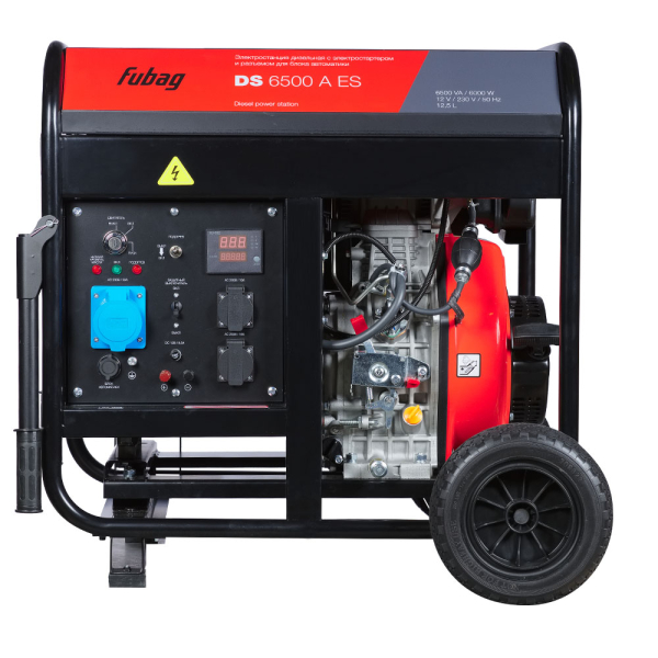 Дизельный генератор Fubag DS 6500 A ES 646233 для газового котла фото