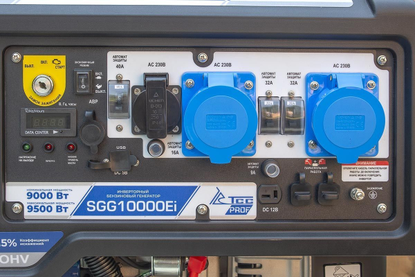 Бензиновый инверторный генератор ТСС SGG 10000Ei с блоком АВР фото