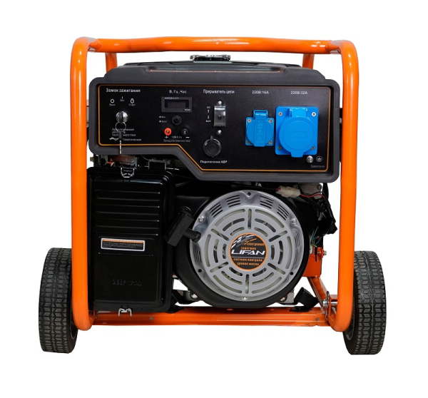 Бензиновый генератор Lifan 6 GF-5A (7000EA) для газового котла фото