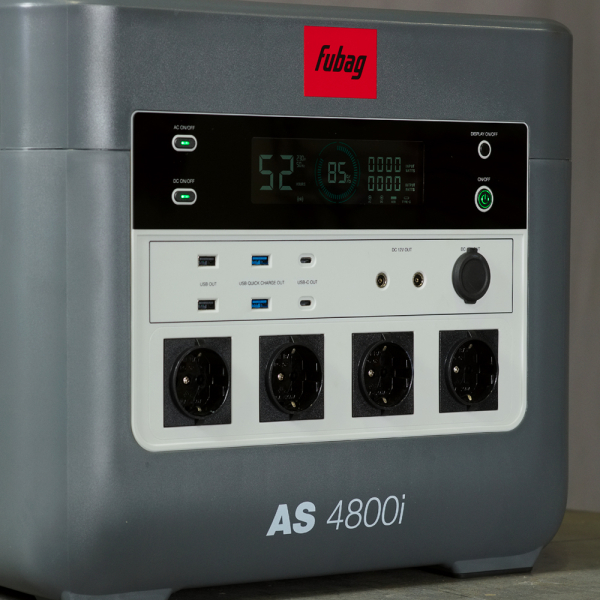 Портативная электростанция Fubag AS 4800i (аккумулятор LiFePO4) для газового котла фото