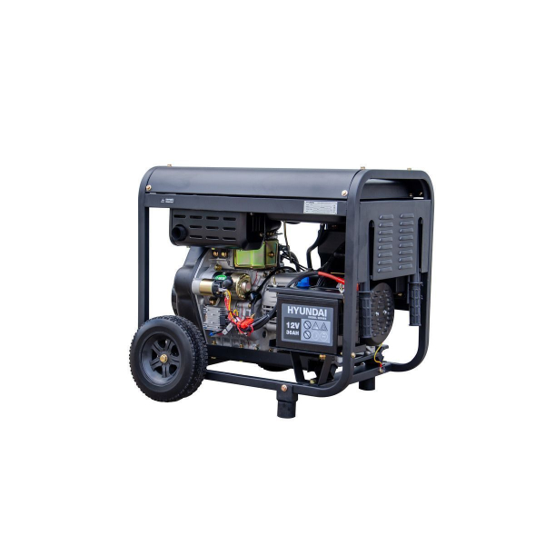 Дизельный генератор Hyundai DHY 8000LE  переносной фото