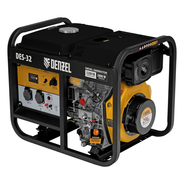 Дизельный генератор DENZEL DES-32 94411 для газового котла фото