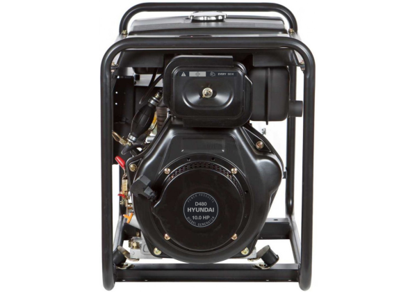 Дизельный генератор Hyundai DHY 6500L  стационарный фото