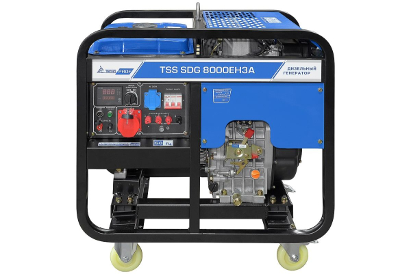 Дизельный генератор ТСС SDG 8000EH3A 100051 для газового котла фото