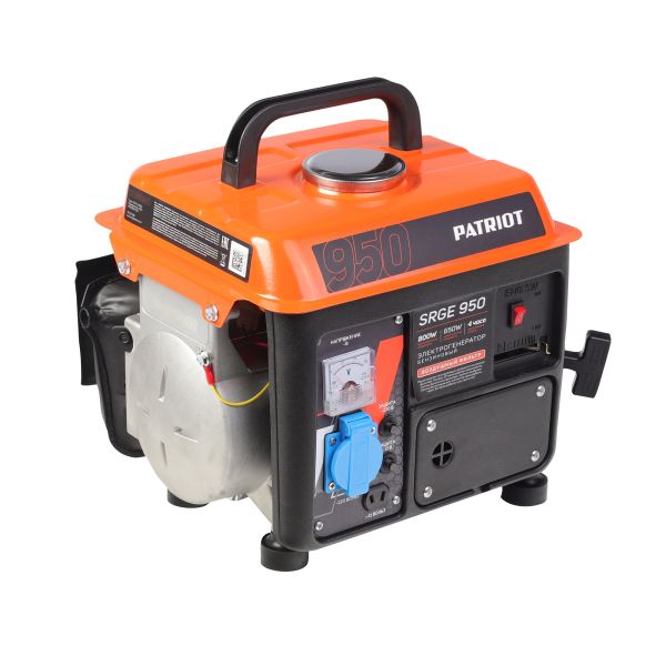 Бензиновый генератор PATRIOT SRGE 950 синхронный фото