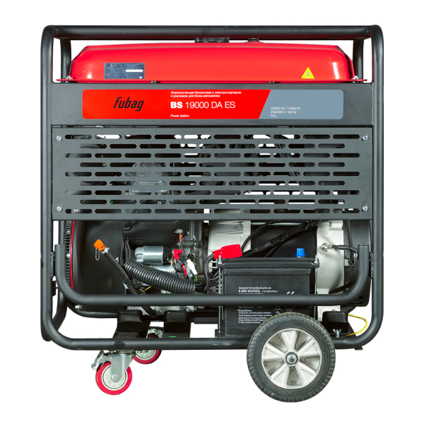 Бензиновый генератор Fubag BS 19000 DA ES синхронный фото