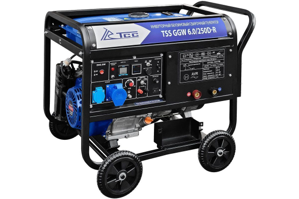 Бензиновый сварочный генератор ТСС GGW 6.0/250D-R портативный фото