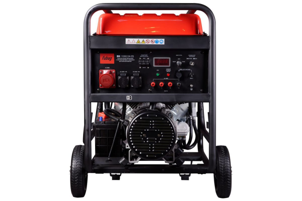 Бензиновый генератор Fubag BS 11000 DA ES на колесах фото