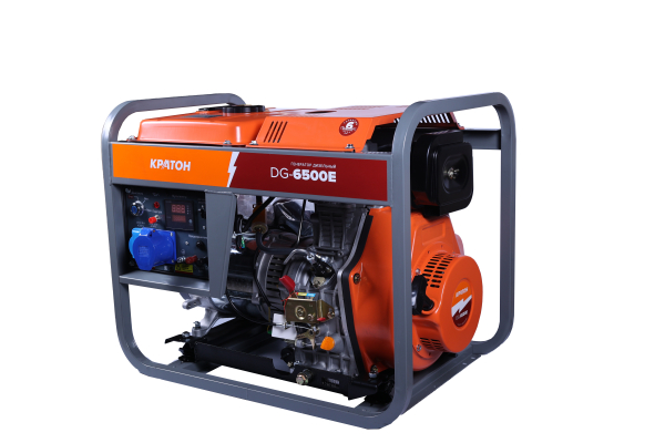 Дизельный генератор КРАТОН DG-6500E 3 08 02 027 передвижной фото