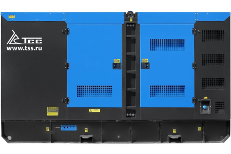 Дизельный генератор ТСС ЭД-250-Т400 с АВР в шумозащитном кожухе на прицепе фото