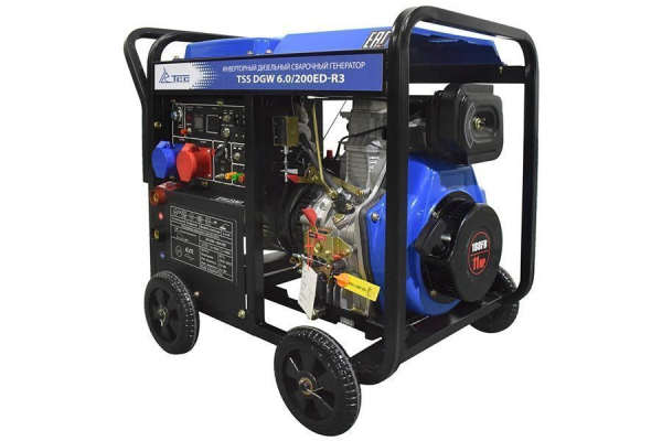 Дизельный сварочный генератор ТСС DGW 6.0/200ED-R3 026496 для газового котла фото