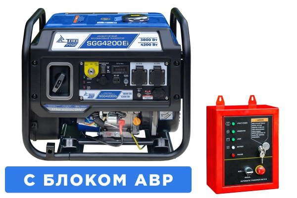 Бензиновый инверторный генератор ТСС SGG 4200Ei с блоком АВР Бензиновый инверторный генератор ТСС SGG 4200Ei с блоком АВР фото