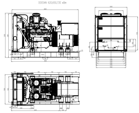 Дизельный генератор ТСС АД-730С-Т400-1РМ17 (Mecc Alte) фото