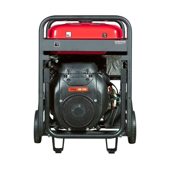 Бензиновый генератор Fubag BS 14000 DA ES на колесах фото