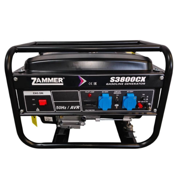Бензиновый генератор Zammer S3800CX для газового котла фото