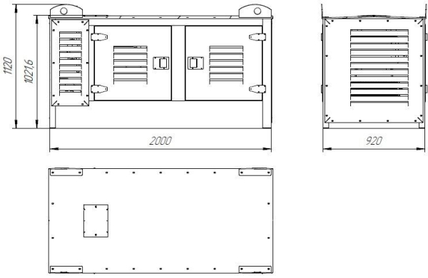 Дизельный генератор ТСС АД-7С-Т400-1РКМ18 026600 фото