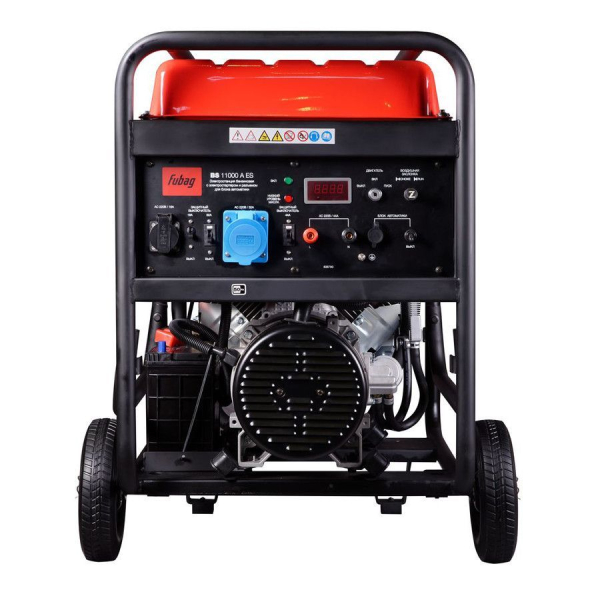 Бензиновый генератор Fubag BS 11000 A ES на колесах фото