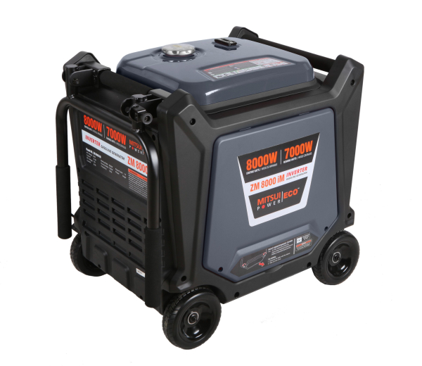 Бензиновый инверторный генератор Mitsui ZM 8000 IM на колесах фото