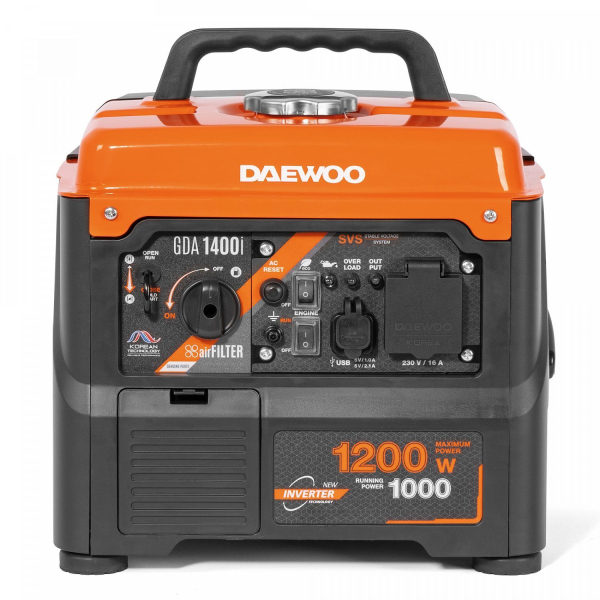 Бензиновый инверторный генератор DAEWOO GDA 1400i для газового котла фото