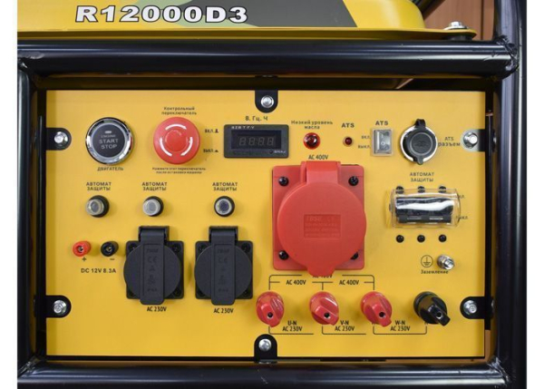 Бензиновый генератор RATO R12000DA-T э/c + подготовка к автозапуску фото